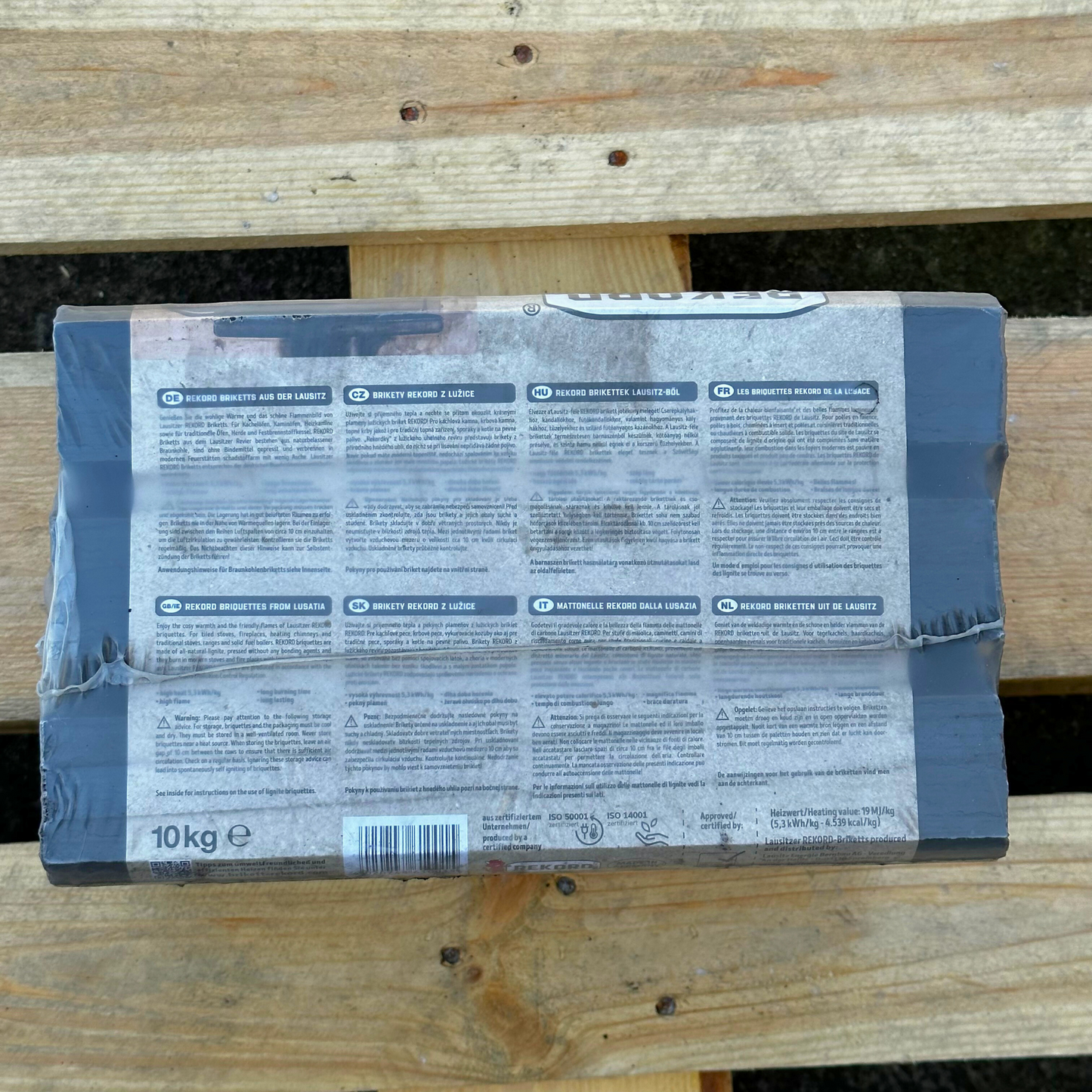 Bruinkool Briketten / 90-pack