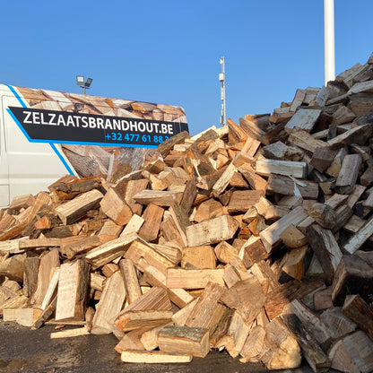 Mix Hardhout - Halfdroog 25% +  per kub 🎁 Gratis zakje aanmaakhout ‼️