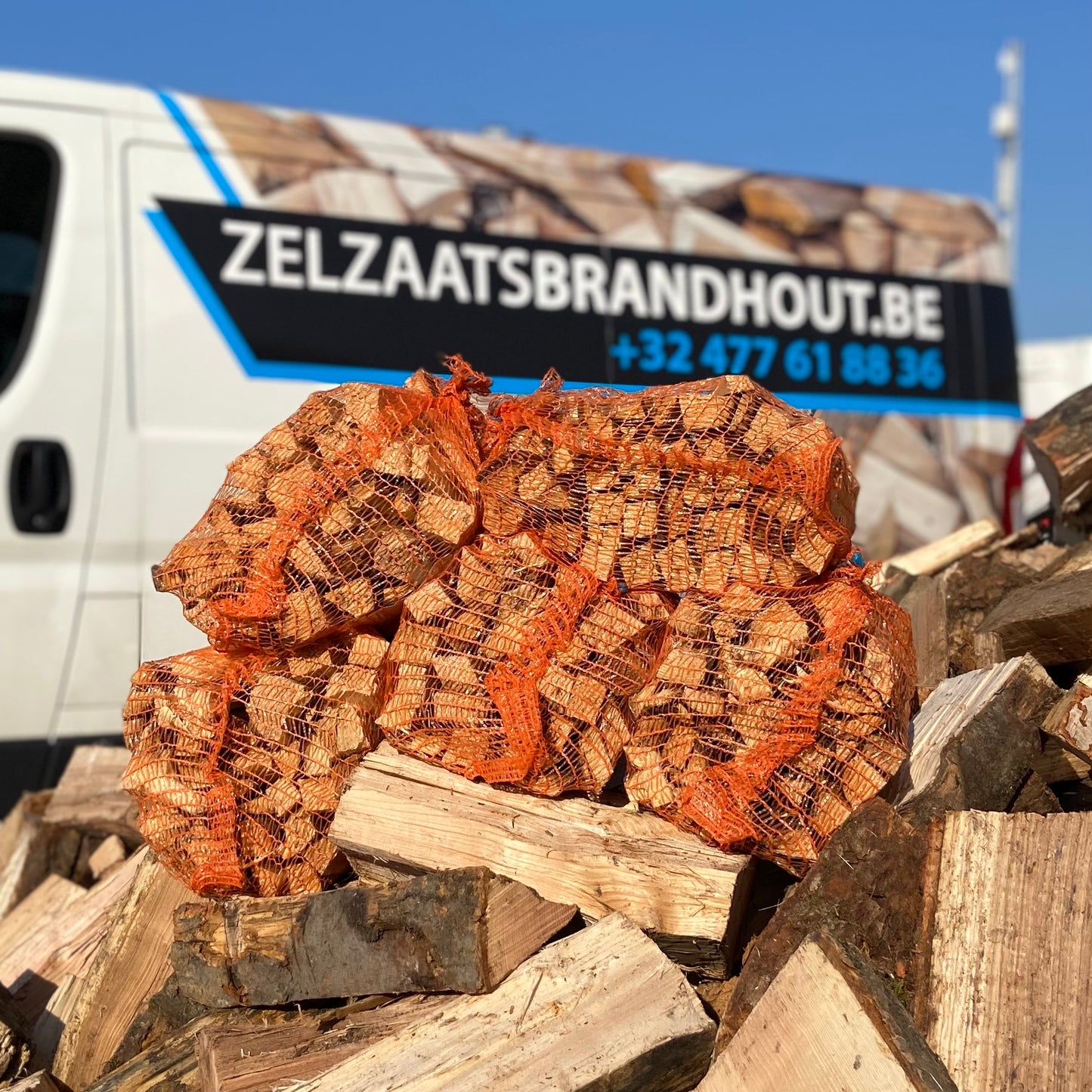 Mix Hardhout - Vers 25-35% - Per kub +  🎁Gratis zakje aanmaakhout per kub ‼️