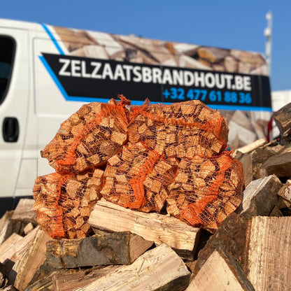 Mix Hardhout - Halfdroog 25% +  per kub 🎁 Gratis zakje aanmaakhout ‼️