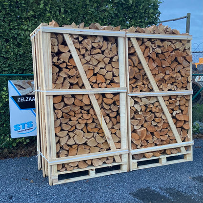 Mix van Eik, Berk & Elzen - Ovengedroogd - 3,6 kub