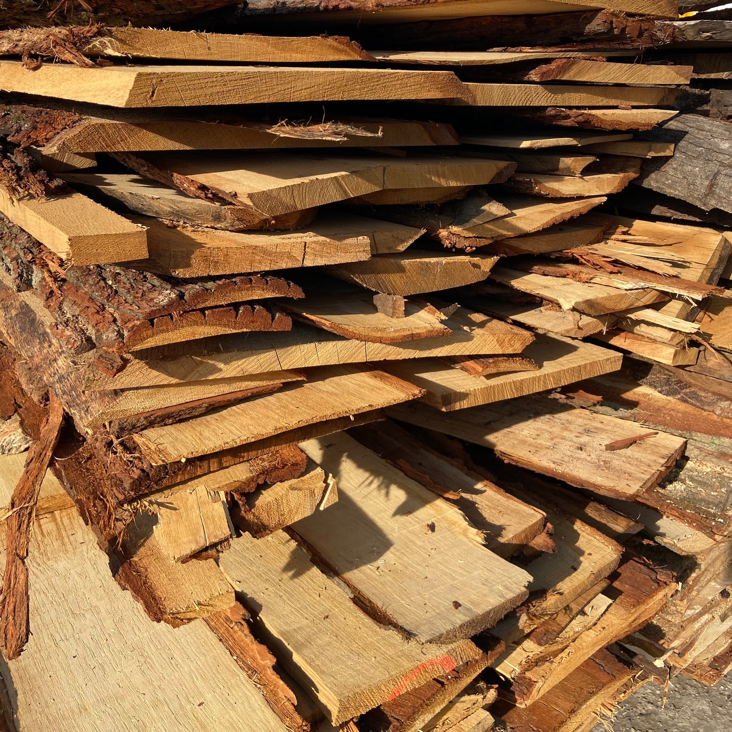 Eiken kantplanken - Winddroog