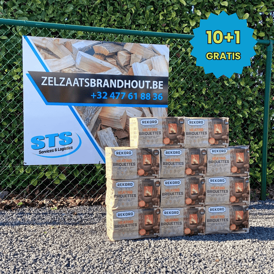 Bruinkool Briketten / 10+1 GRATIS